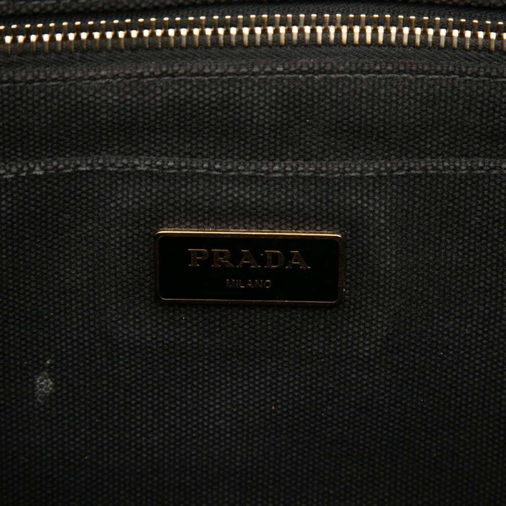 PRADA Black Canvas Shoulder Bag - Picture 5 of 5